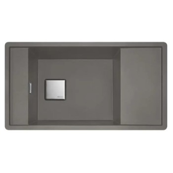 Virtuves izlietne Franke Fresno FragranītaFSG 611-88, 88x50 cm, pelēks akmens 114.0651.013