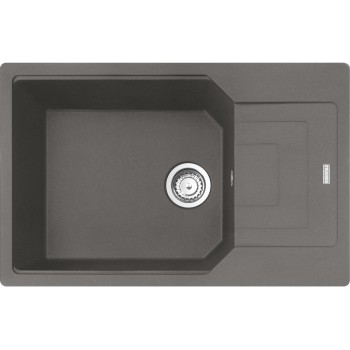 Virtuves izlietne Franke Urban Fragranīta UBG 611-78 BB, 78x50 cm, pelēks akmens 114.0700.108