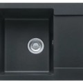 Virtuves komplekts Franke G256O, fragranīta izlietne MRG 611-62 un jaucējkrāns FS 3229.031, onikss/hroms 114.0700.712