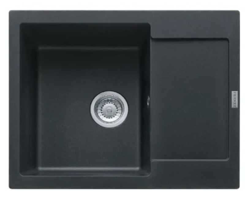 Virtuves komplekts Franke G256O, fragranīta izlietne MRG 611-62 un jaucējkrāns FS 3229.031, onikss/hroms 114.0700.712