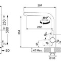 Virtuves komplekts Franke G257O, fragranīta izlietne MRG 611-62 un jaucējkrāns FS 3230.031, onikss/hroms 114.0700.715