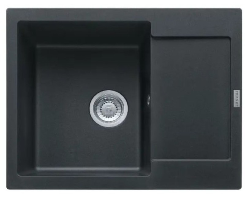 Virtuves komplekts Franke G257O, fragranīta izlietne MRG 611-62 un jaucējkrāns FS 3230.031, onikss/hroms 114.0700.715
