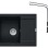 Virtuves komplekts Franke G257O, fragranīta izlietne MRG 611-62 un jaucējkrāns FS 3230.031, onikss/hroms 114.0700.715