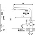 Virtuves komplekts Franke G257ŠK, fragranīta izlietne MRG 611-62 un jaucējkrāns FS 3230.031, pelēks akmens/hroms 114.0700.716