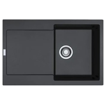 Virtuves komplekts Franke G258O, fragranīta izlietne MRG 611 un jaucējkrāns FS 3229.031, onikss/hroms 114.0700.718