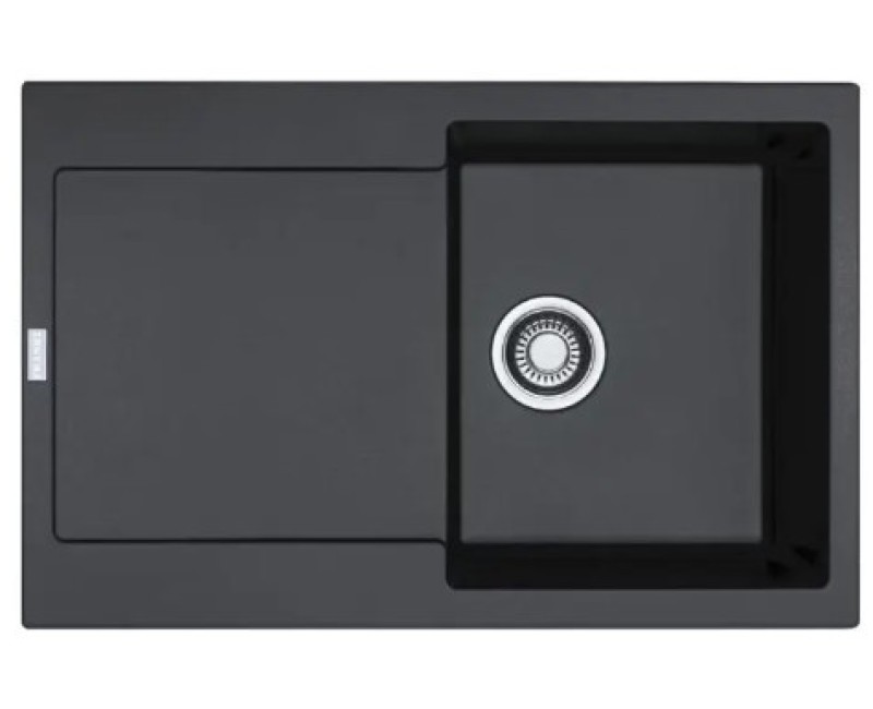 Virtuves komplekts Franke G258O, fragranīta izlietne MRG 611 un jaucējkrāns FS 3229.031, onikss/hroms 114.0700.718