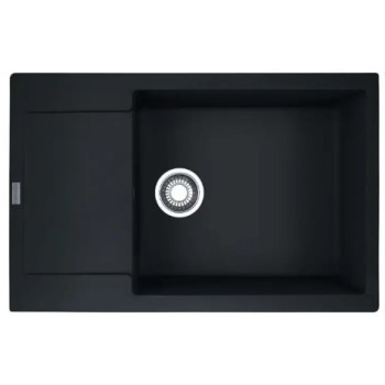 Virtuves komplekts Franke G260MČ, fragranīta izlietne MRG 611-78 BB un jaucējkrāns FS 3229.031, matēti melna/hroms 114.0700.723