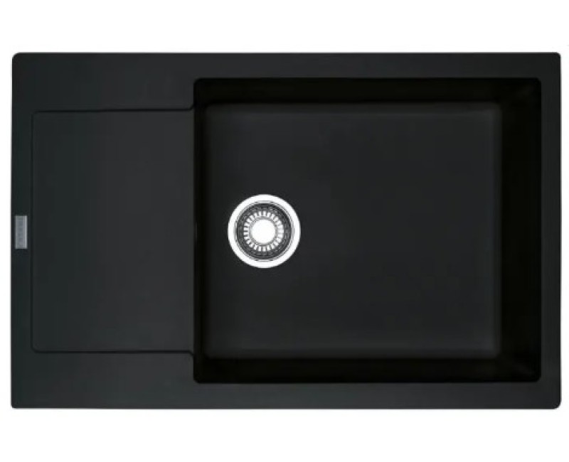 Virtuves komplekts Franke G261O, fragranīta izlietne MRG 611-78 BB un jaucējkrāns FS 3230.031, onikss/hroms 114.0700.727