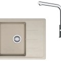 Virtuves komplekts Franke G262SA, fragranīta izlietne BFG 611-62 un jaucējkrāns FS 3230.031, sahāra/hroms 114.0700.732