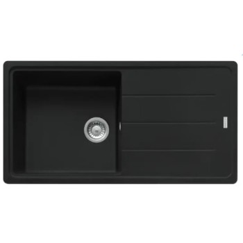 Virtuves komplekts Franke G264MČ, fragranīta izlietne BFG 611 un jaucējkrāns FS 3230.031, matēti melna/hromēta 114.0700.740