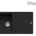 Virtuves komplekts Franke G264MČ, fragranīta izlietne BFG 611 un jaucējkrāns FS 3230.031, matēti melna/hromēta 114.0700.740