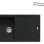 Virtuves komplekts Franke G264MČ, fragranīta izlietne BFG 611 un jaucējkrāns FS 3230.031, matēti melna/hromēta 114.0700.740