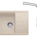 Virtuves komplekts Franke G266SA, fragranīta izlietne BSG 611-62 un jaucējkrāns FS 3230.031, sahāra/hroms 114.0700.750