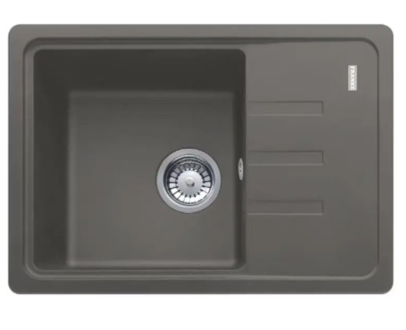 Virtuves komplekts Franke G266ŠK, fragranīta izlietne BSG 611-62 un jaucējkrāns FS 3230.031, pelēks akmens/hroms 114.0700.751