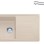Virtuves komplekts Franke G268SA, fragranīta izlietne BSG 611-78/39 un jaucējkrāns FS 3230.031, sahāra/hroms 114.0700.760