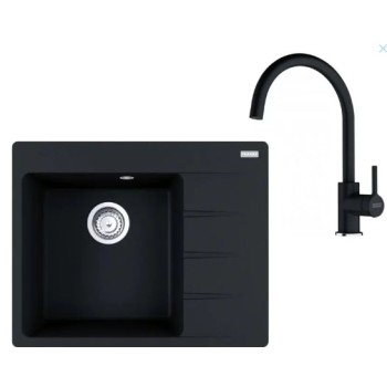Virtuves komplekts Franke G270O, fragranīta izlietne CNG 611-62 TL/2 un jaucējkrāns FC 6018.071, onikss 114.0700.771