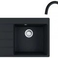 Virtuves komplekts Franke G271MČ, fragranīta izlietne CNG 611-78 TL/7 un jaucējkrāns FC 6018.901, matēti melns 114.0700.774