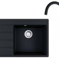 Virtuves komplekts Franke G271O, fragranīta izlietne CNG 611-78 TL/7 un jaucējkrāns FC 6018.071, onikss 114.0700.775