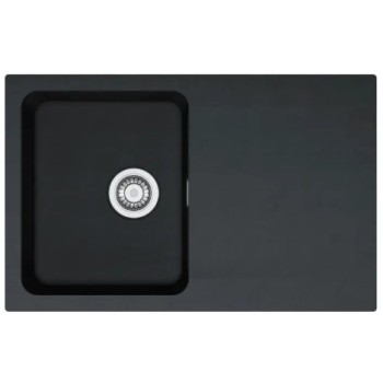 Virtuves komplekts Franke T111Č, tectonite izlietne OID 611-78 un jaucējkrāns FS 3230.031, melns/hroms 143.0687.313