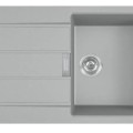 Virtuves komplekts Franke T115Š, tectonite izlietne S2D 611-78 un jaucējkrāns FS 3230.031, pelēks/hroms 143.0687.349
