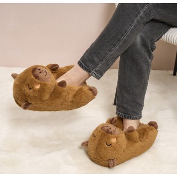 Istabas čības Capybara 3D pūkainas 36/37 PA0153 36/37