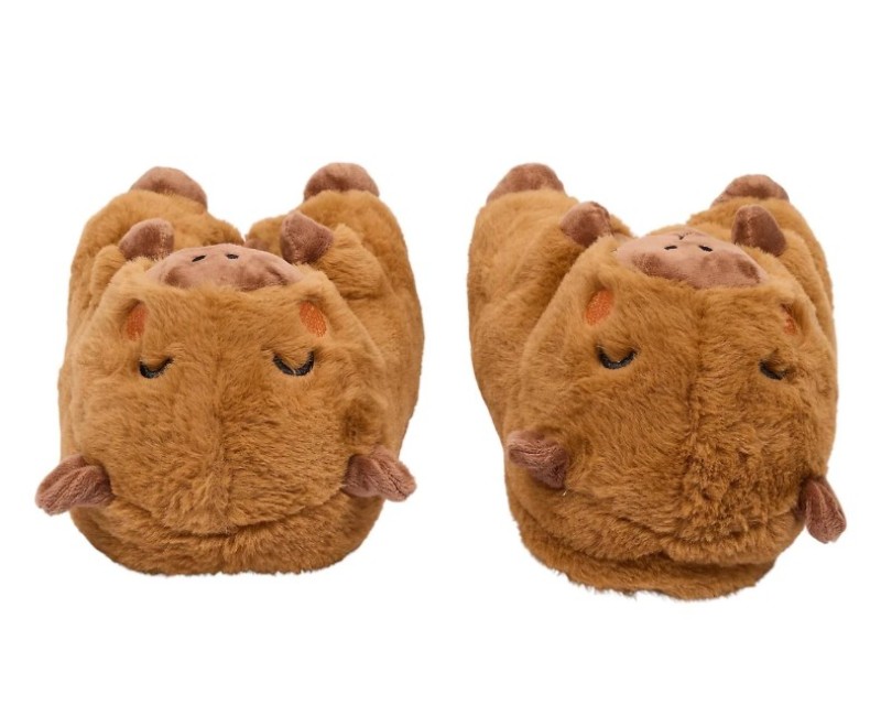 Istabas čības Capybara 3D pūkainas 38/39