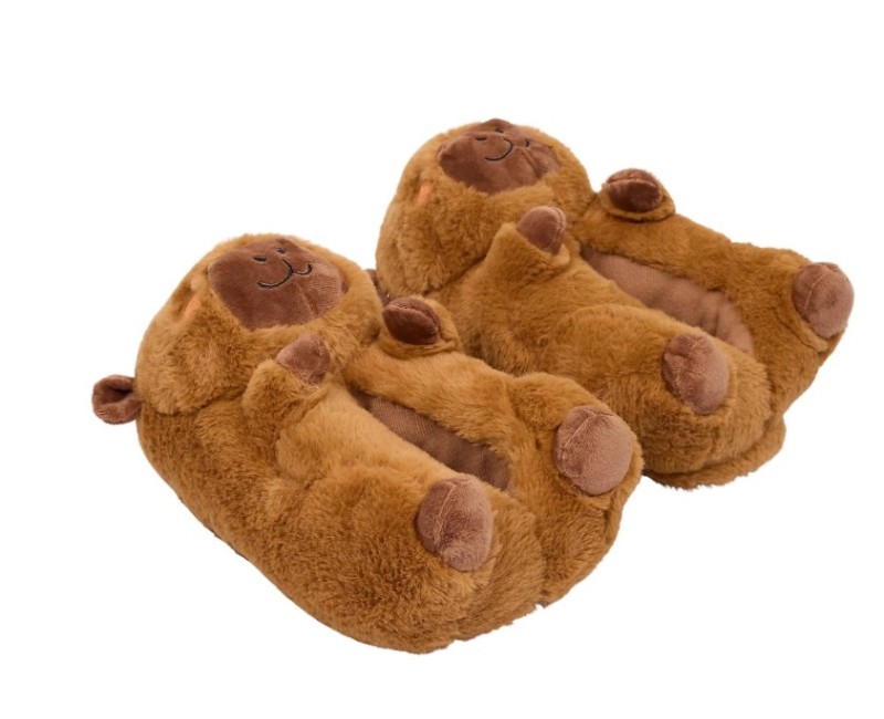 Istabas čības Capybara 3D pūkainas 38/39