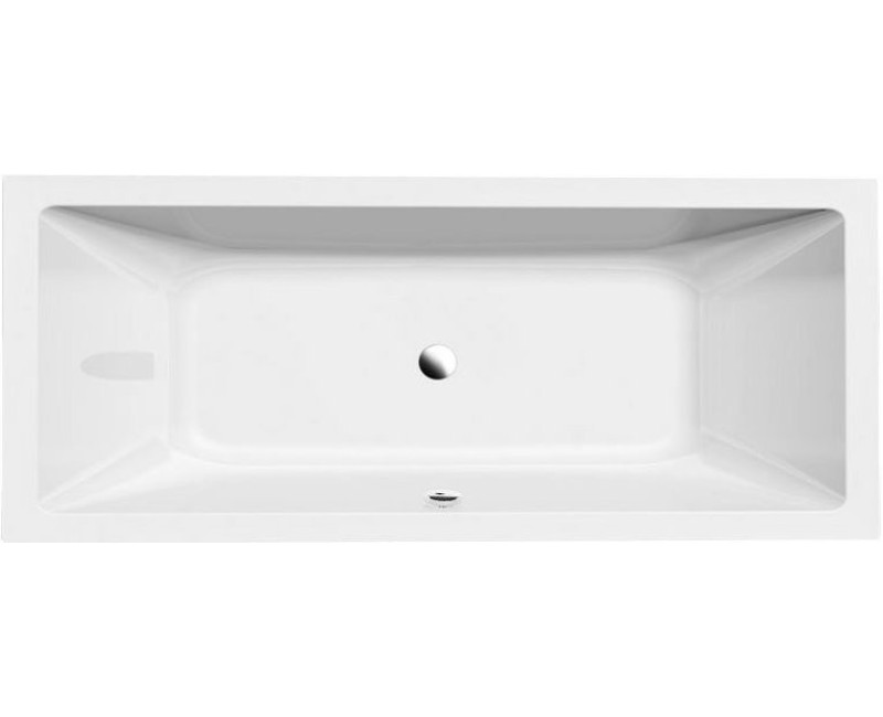 Vonia Aqualine NISA, 180x70x42 cm, akrilinė, be kojų, balta A1870
