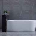 Brīvi stāvošā vanna Aqualine Tibera, 170x80 cm, akrila, kreisā, stūra, balta E1026
