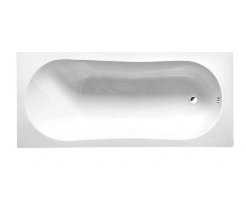 Akrilinė vonia Aqualine JIZERA, 150x70x39 cm, balta G1570