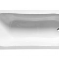 Akrilinė vonia Aqualine Jizera, 160x70x39 cm, balta G1670
