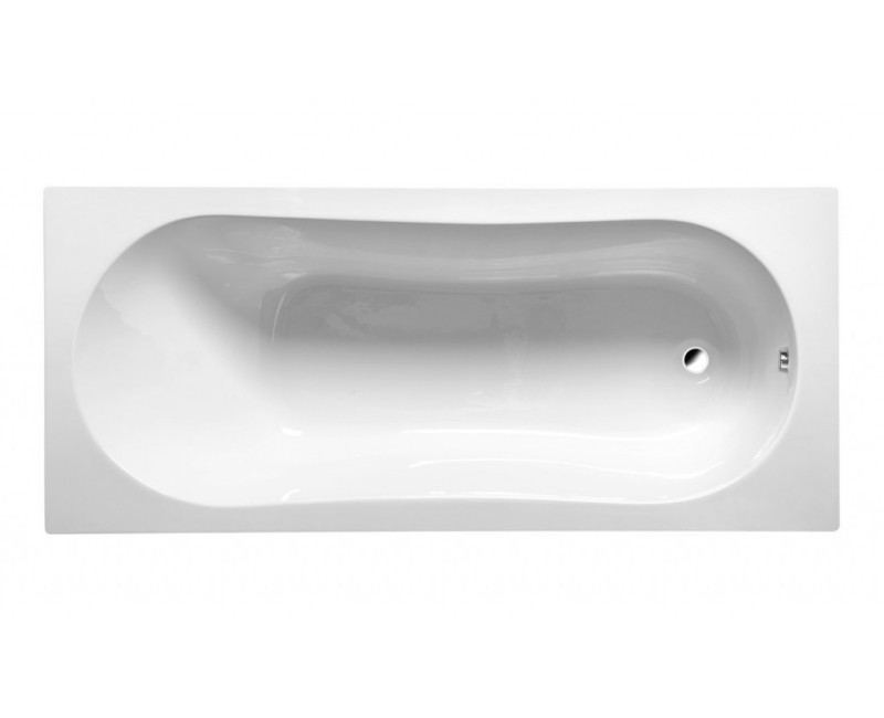 Akrilinė vonia Aqualine Jizera, 160x70x39 cm, balta G1670