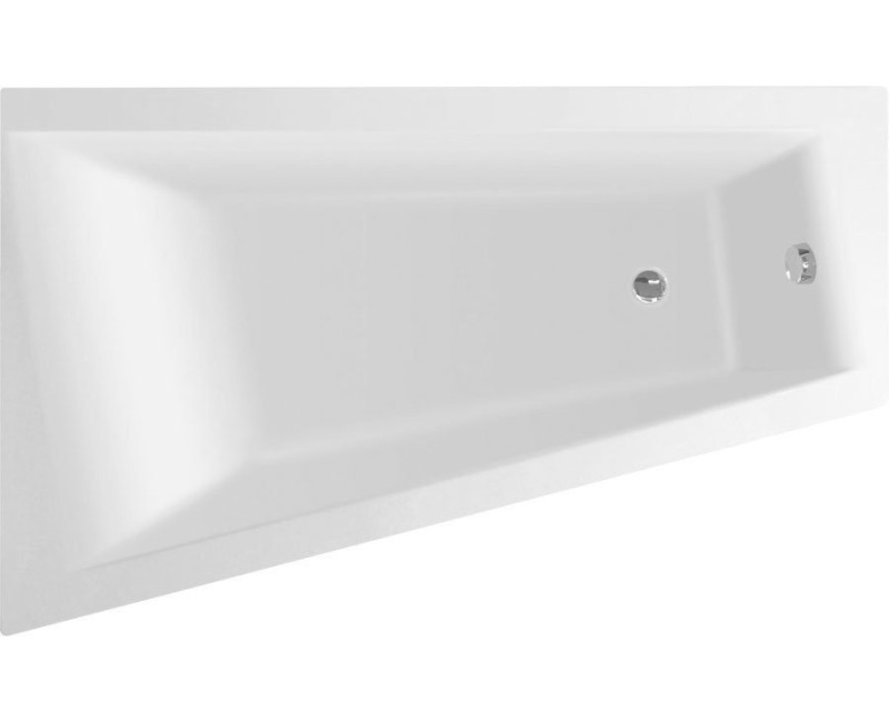 Ванна Aqualine METUJE, 160x100x42 см, акриловая, левая, белая G2610