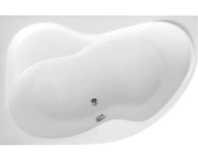 Vonia Aqualine Cidlina 160, 160x105x45 cm, akrilo, kairė, balta G3615