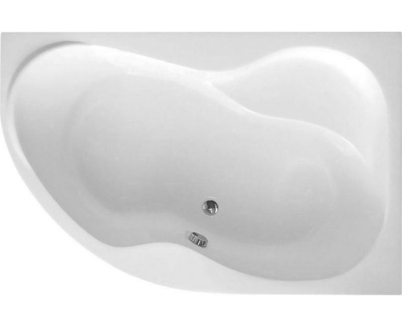 Ванна Aqualine Cidlina 150, 148x105x45 см, акриловая, без ножек, правая, белая G3619