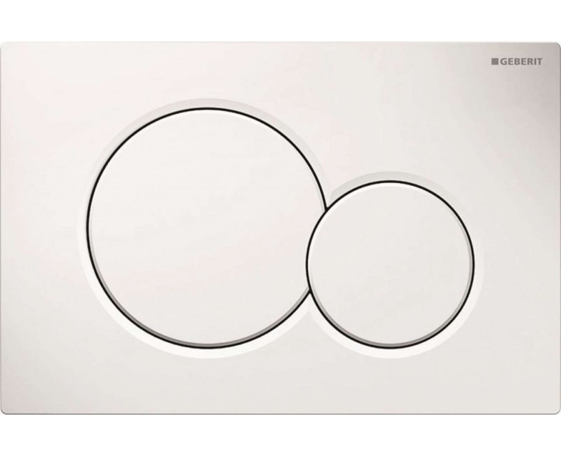 Tualetes poda komplekts Geberit Duofix  rāmis ar Villeroy & Boch Rimless podu ar SoftClose Vāku, Sigma01 Balta poga