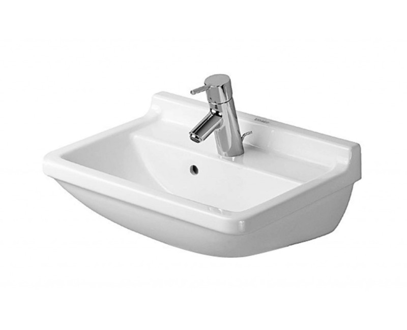 Раковина для ванной Duravit Starck 3, WonderGliss 60x45 см Белый