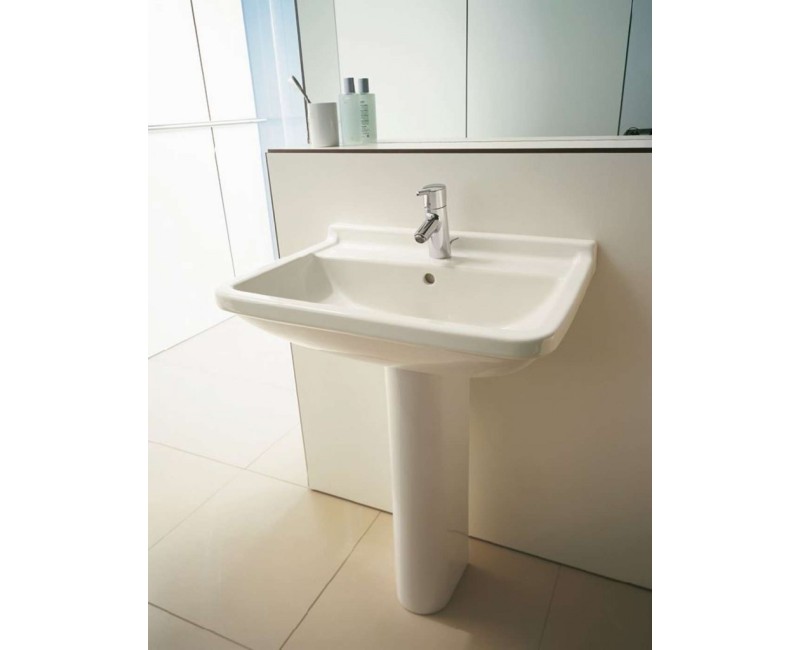 Раковина для ванной Duravit Starck 3, WonderGliss 60x45 см Белый