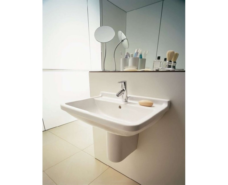 Раковина для ванной Duravit Starck 3, WonderGliss 60x45 см Белый
