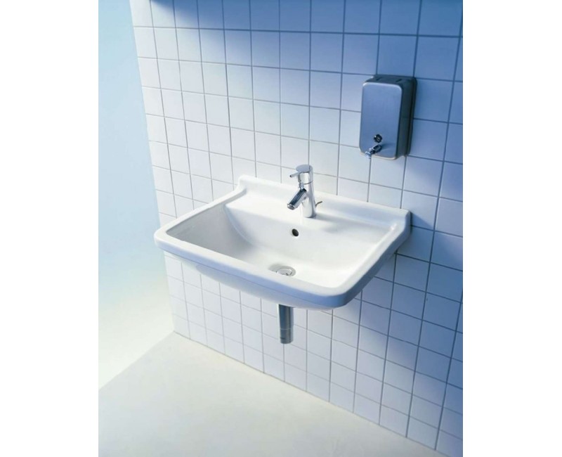 Раковина для ванной Duravit Starck 3, WonderGliss 60x45 см Белый