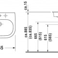Раковина для ванной Duravit D-Code 55x44см, белая