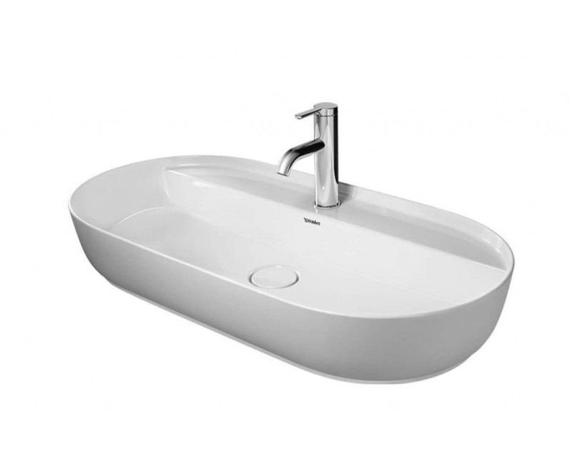 Раковина для ванной комнаты Duravit LUV WonderGliss, DuraCeram®, 80x40 см, белый
