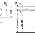 Раковина для ванной комнаты Duravit LUV WonderGliss, DuraCeram®, 80x40 см, белый