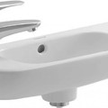 Vannas istabas izlietne Duravit D-Code 50x22cm, kreisā puse, balta