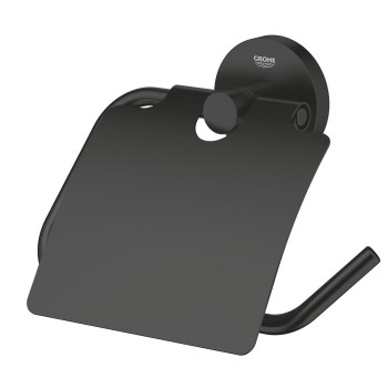 Tualetes papīra turētājs Grohe Essentials Melna Matēts 1024652430