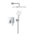 Dušo sistema GROHE Cubeo Tempesta 250 įmontuojama Chromuota 1053360000
