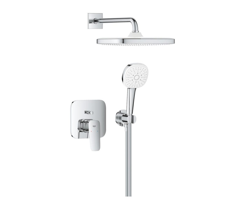 Dušo sistema GROHE Cubeo Tempesta 250 įmontuojama Chromuota 1053360000