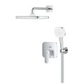 Dušo sistema GROHE Cubeo Tempesta 250 įmontuojama Chromuota 1053360000