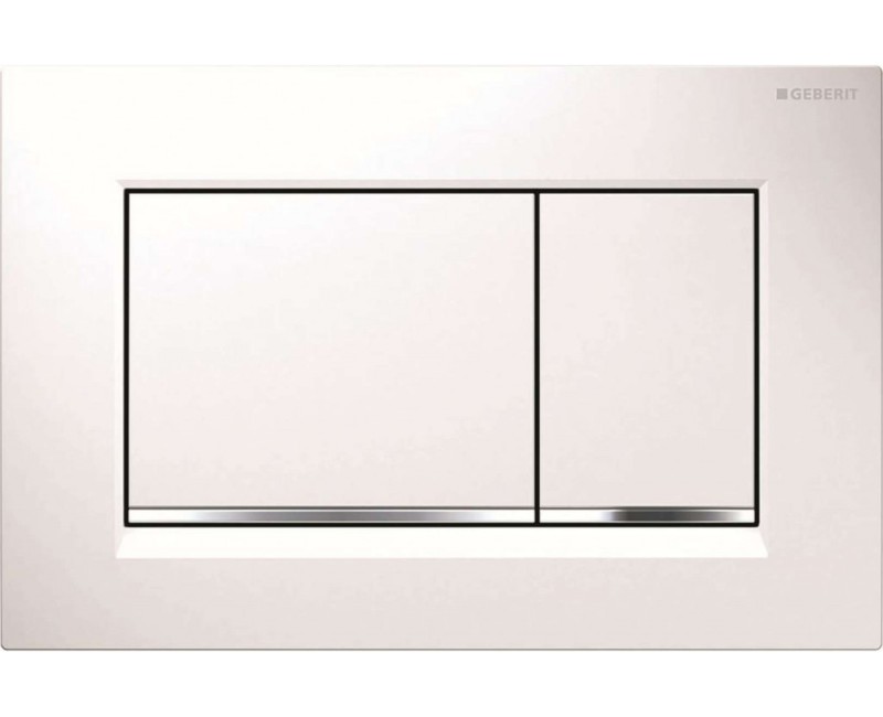 Tualetes poda komplekts Geberit Duofix rāmis ar  Villeroy & Boch Omnia Architectura Rimless podu, Balta Sigma30 poga, Soft Close Vāks