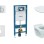 Комплект для унитаза Geberit Duofix с рамой и Rimfree унитазом Alpha с крышкой SoftClose, кнопка Sigma01 Chrome